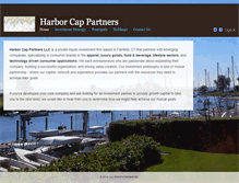 Tablet Screenshot of harborcappartners.com